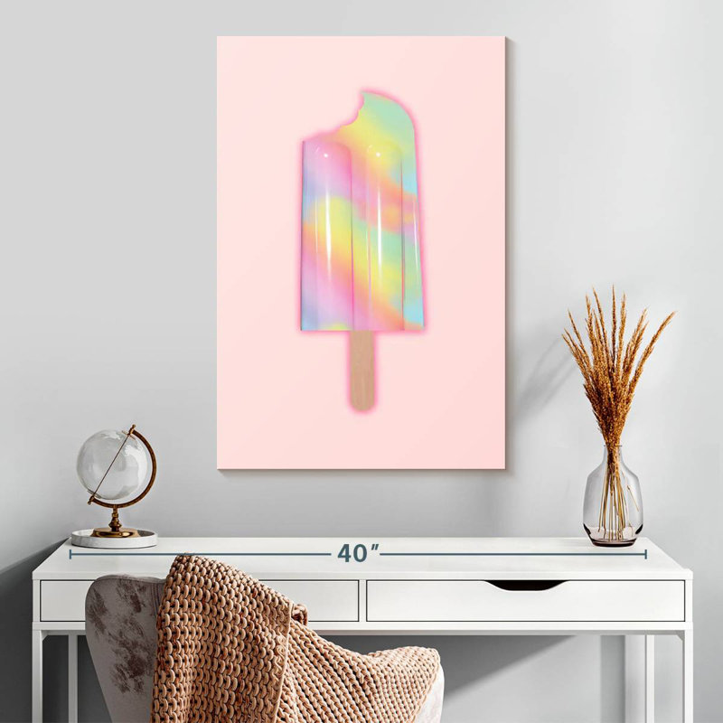 Yarlin Unicorn Popsicle, 30" H x 20" W