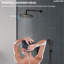 Concealed Shower System with Rain Shower and Hand Shower, Chrome-916434417