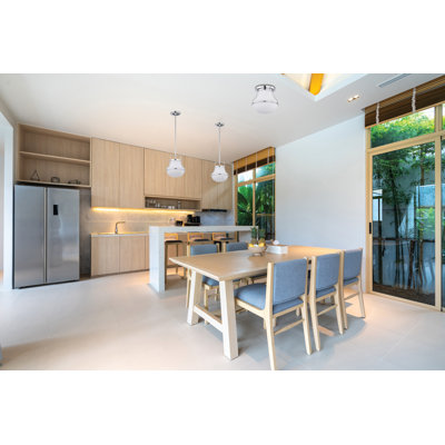 Bashaw 1-Light Dimmable Schoolhouse Pendant
