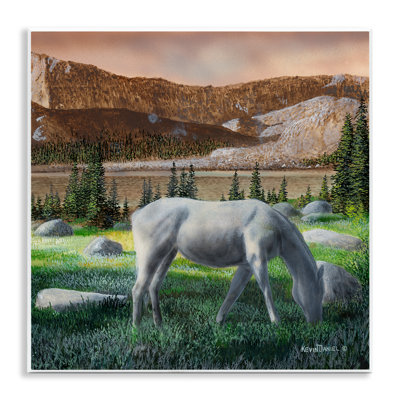 «Grazing Horses in Countryside», art mural par Kevin Daniel