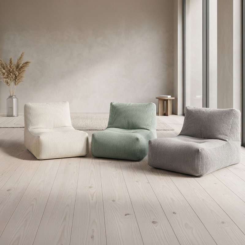 Fauteuil à billes Shara Rock, Beige