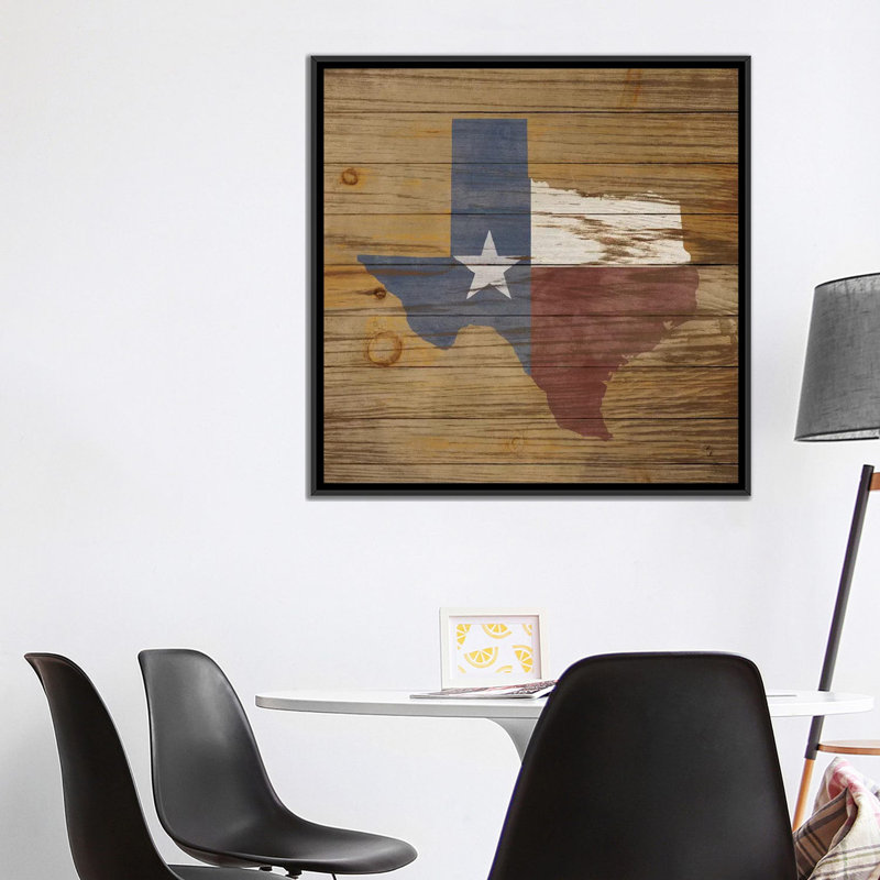 « solitaire star », reproduction d’impression sur toile tendue, H 18 po x l 18 po x P 1,5 po, Toile avec cadre noir