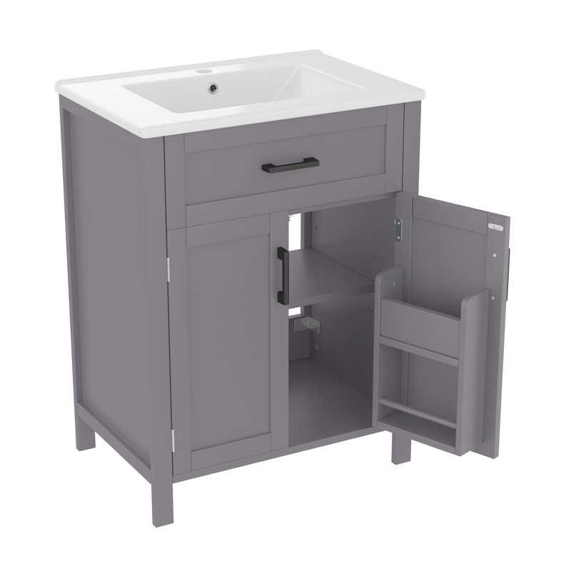 60 mm Freestanding Bathroom Vanity, Grey