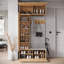 Hall Tree 115cm Wide with Shoe Storage-102963046