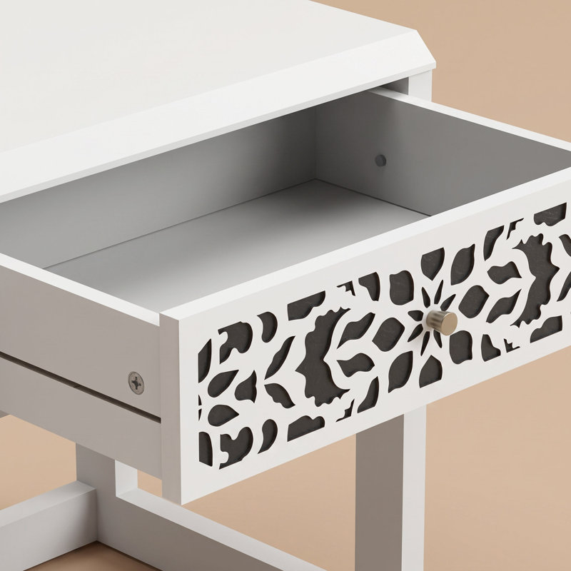 Arrastia Transitional 20.35" H 1 Drawer Nightstand (Set Of 2)