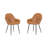 17.5'' H Faux Leather Upholstered Armchair-1481688829