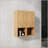 24 Inch Bathroom Side Cabinet with Soft Close Doors and Floating Mounting Design for Elegant Storage