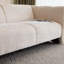 Élégant canapé 3 places Boucle avec motif ondulé, parfait pour les salons, les chambres à coucher et les bureaux d'appartements, BEIGE