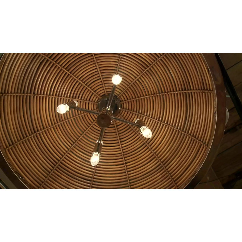 Everley Mini Globe Pendant Light in Vintage Brass with Frosted Glass