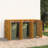 Bajan Wooden Triple Bin Store