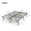 Base de lit plateforme pliante en métal Lianna-496280260
