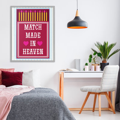 «Vintage Match Made In Heaven», estampe numérique, design par Lil 'Rue