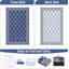 Tapis de paille imperméable en plastique pour l'extérieur - Tapis de camping, de camping et de camping-car moderne avec sac portable et 4 piquets-36857662