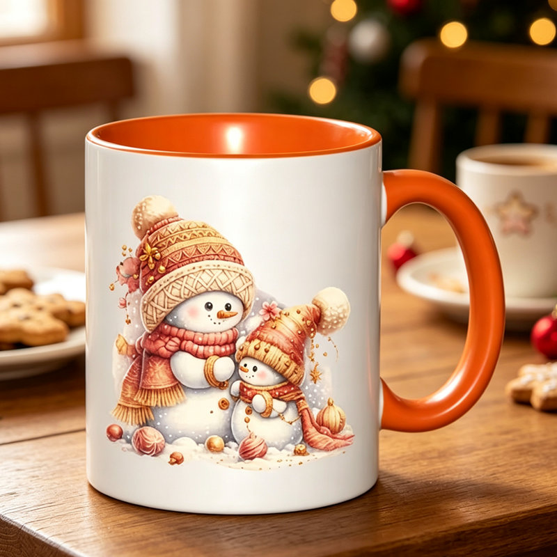 Ceramic Coffee Mug, Orange