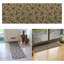 Alaisdair Elegance Beige Runner Mat Durable Non-Slip Flower Print Rug W50 x L150 cm Indoor Door Mat
