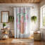 Rideau de douche 1 pièce Petal Flow-2057983383