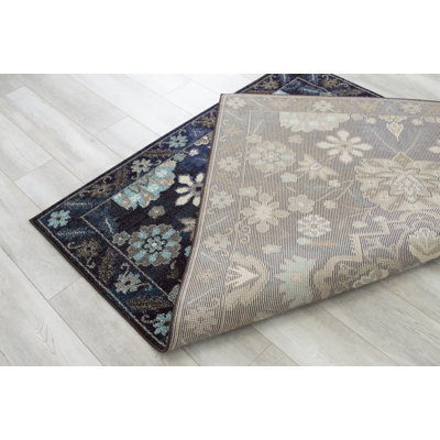Tapis bleu nuit Boulton