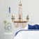 Pulliam 27.5"H Brushed Gold and Capiz Shell Candelabra Plug-in and Hardwire Chandelier