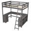 Lit mezzanine double brun antique avec bureau en forme de U et grand espace de rangement-1183748806-1183748807