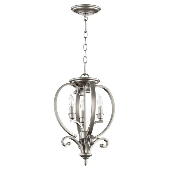 Cambron 3 - Light Lantern Pendant, Classic Nickel