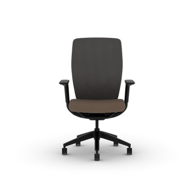 HON Flexion Mesh Ergonomic Office Chair, Black Frame, Bark