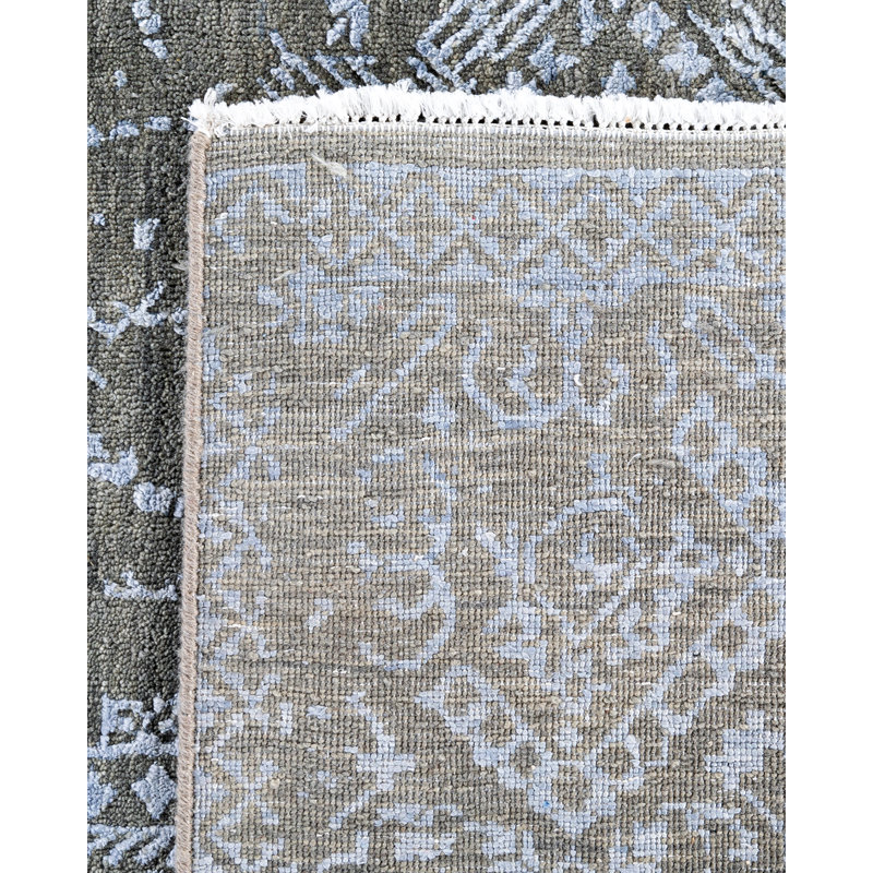 Overdyed One-of-a-Kind 8' 1" X 10' 1" Hand Knotted Area Rug