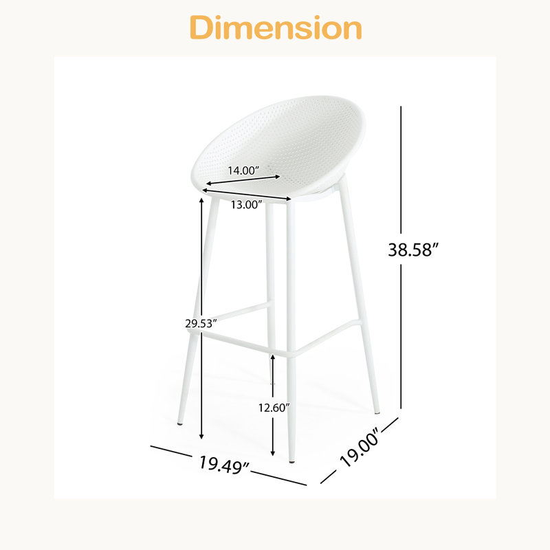 Tabouret de bar (ensemble de 2)