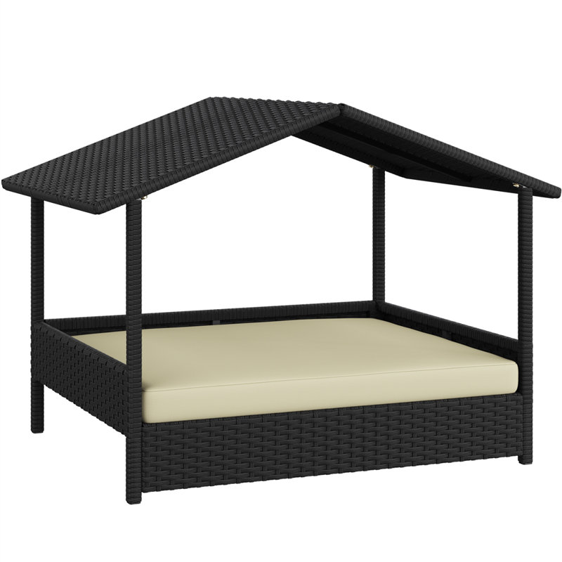 Rattan Dog House