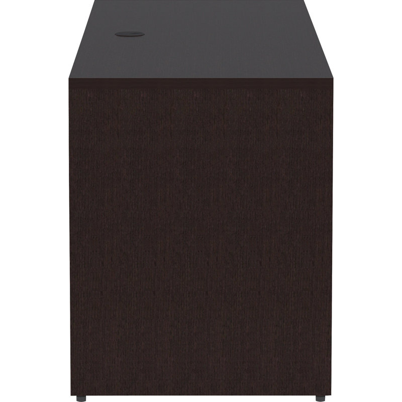 Lorell Essentials 72" Espresso Laminate Modern Office Credenza