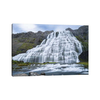 Dynjandi An Icon Of The Westfjords. The Remote Westfjords In Northwest Iceland. by Martin Zwick - Wrapped Canvas Print