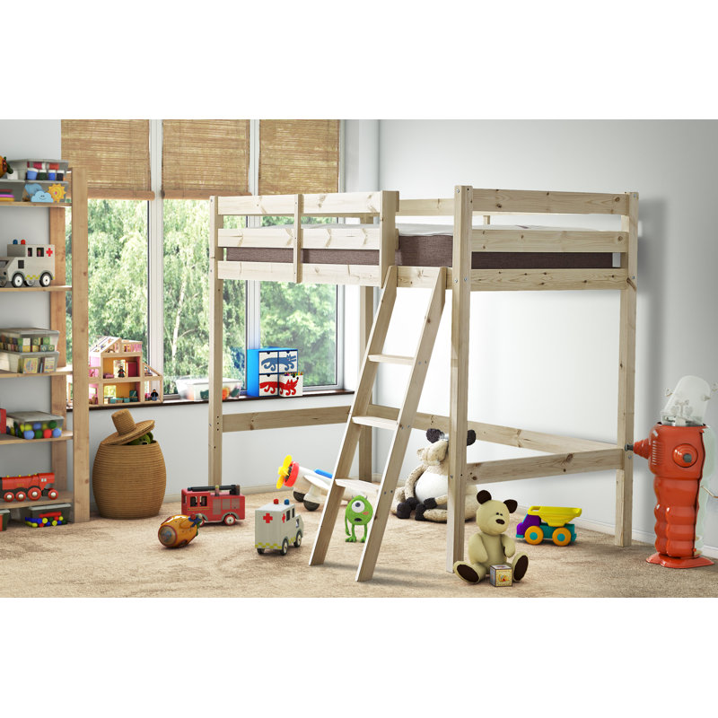 Rowena Mid Sleeper Loft Bunk Bed, Single HEAVY DUTY(3')