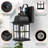 2-Pack Dusk To Dawn Outdoor Wall Lights, Exterior Light Fixtures With Photocell, 100% Anti-Rust Aluminium Outside