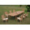 Poar Outdoor 11 - Piece Teak Dining Set