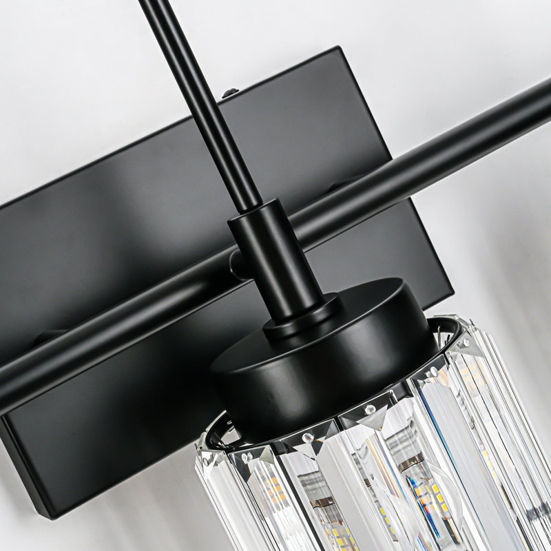 Edgars Dimmable Vanity Light, Black, 3