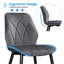 Color 45.5cm H Polyester Upholstered Side Chair-906429079