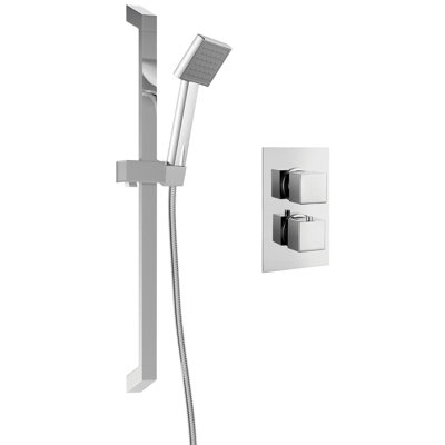  Thermostatic Shower with Slider Rail