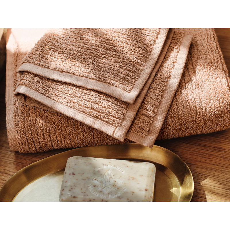 Temescal Ribbed Bath Sheet, Ginger
