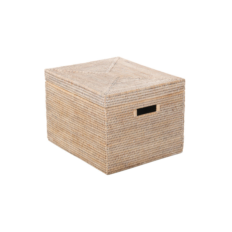 Panier en rotin Everard, Beige