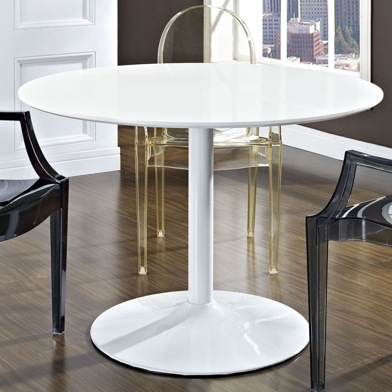 Modway The Revolve White Dining Table