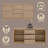 Oak Finish Server