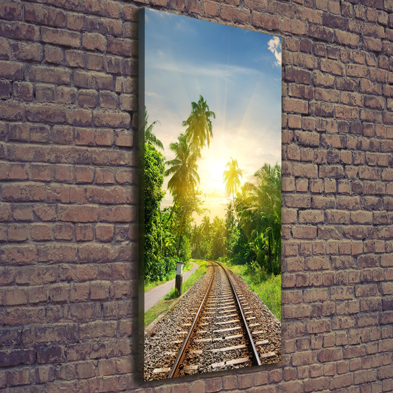 Railroad Tracks - Wrapped Canvas Print