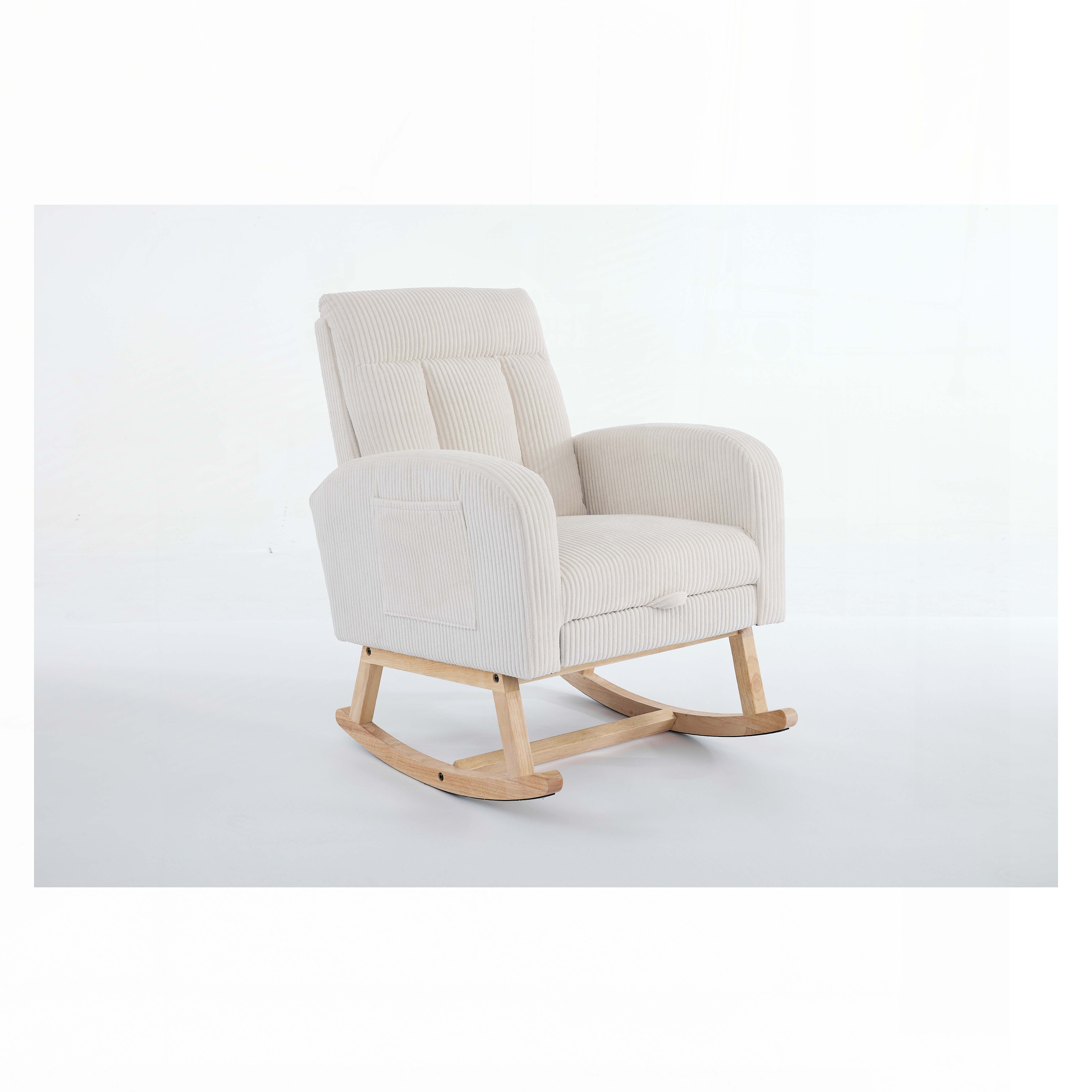 Isabelle & Max™ Corduroy Fabric Rocking Chair | Wayfair