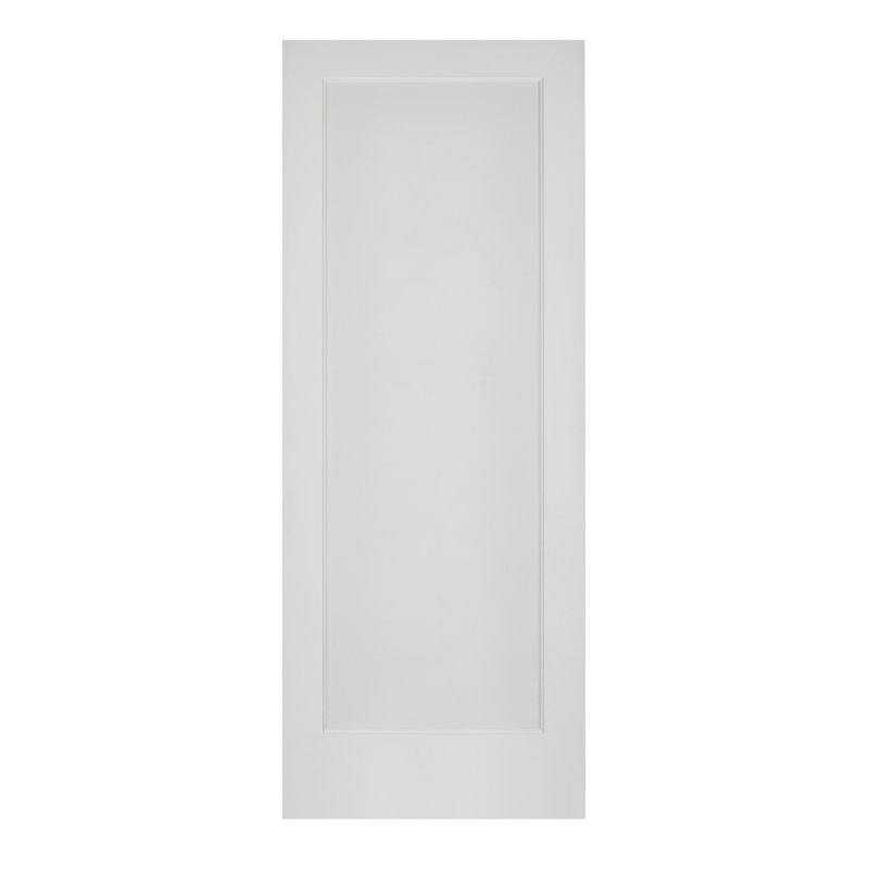 Dalle de porte intérieure apprêtée 1 panneau Ovolo, 26 po x 80 po