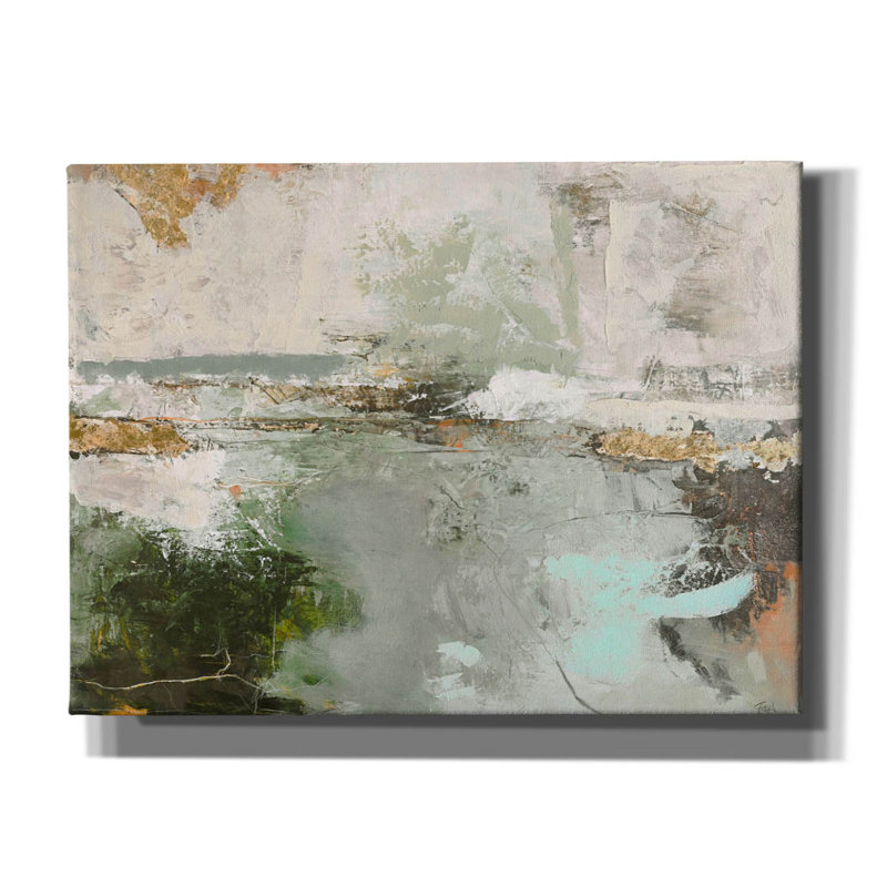 «Hillside 2023» par Incado, art mural sur toile, H 12 po x l 16 po x P 0,75 po