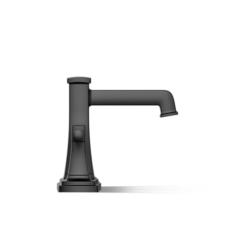 Riff Centerset Bathroom Sink Faucet, 1.0 GPM, Matte Black