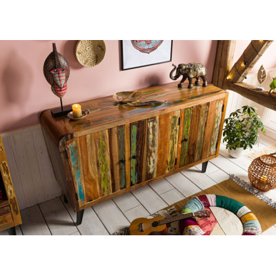Sixties 150cm Solid Wood Sideboard