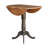 Extendable Round Solid Wood Dining Table-1216298380