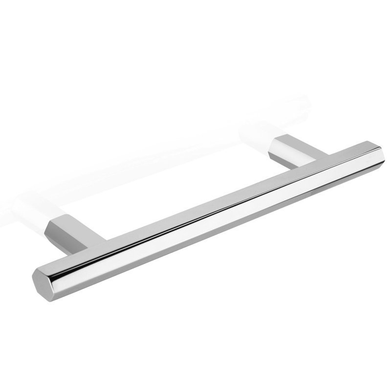 Hexad Bar / Handle Pull, Bright Chrome, 5.04"