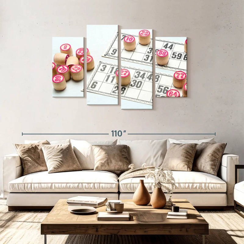 Senne Bingo Game, 48'' H x 75'' W