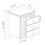 Table de chevet 3 tiroirs Classic